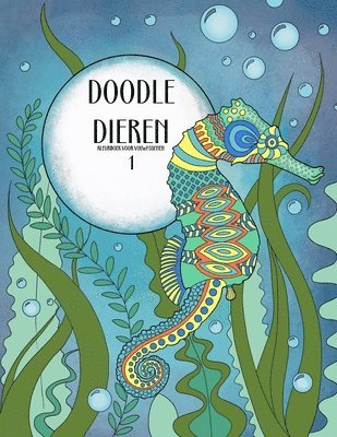 bokomslag Doodle Dieren Kleurboek voor Volwassenen 1