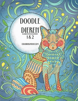 bokomslag Doodle Dieren Kleurboek voor Volwassenen 1 & 2