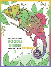 bokomslag Doodle Dieren Kleurboek voor Kinderen 1