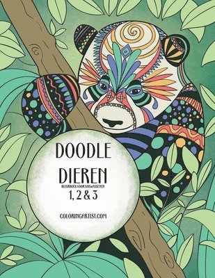 bokomslag Doodle Dieren Kleurboek voor Volwassenen 1, 2 & 3