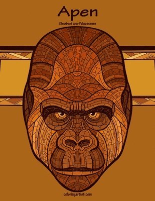 Nick Snels - Apen Kleurboek voor Volwassenen 1, Häftad