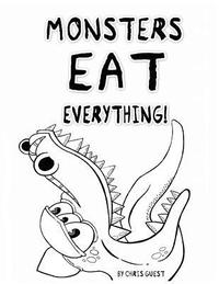 bokomslag Monsters Eat Everything! Adult Colouring Book