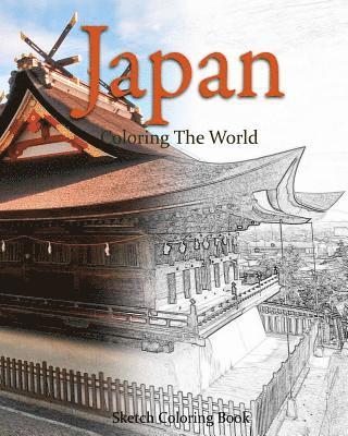 Japan Coloring the World: Sketch Coloring Book 1