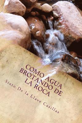 bokomslag Como agua brotando de la roca: Poemario