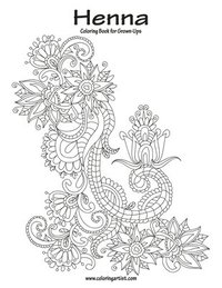 bokomslag Henna Coloring Book for Grown-Ups 1