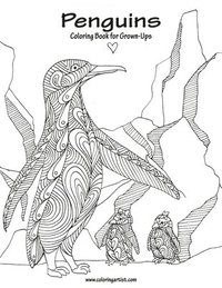 bokomslag Penguins Coloring Book for Grown-Ups 1