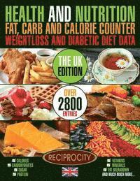 Health & Nutrition Fat, Carb & Calorie Counter, Weight loss & Diabetic Diet Data UK: UK government data on Calories, Carbohydrate, Sugar counting, Pro 1