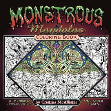 bokomslag Monstrous Mandalas Coloring Book