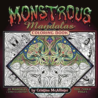 Monstrous Mandalas Coloring Book 1