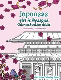 bokomslag Japanese Art and Designs Coloring Book For Adults