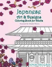 bokomslag Japanese Art and Designs Coloring Book For Adults