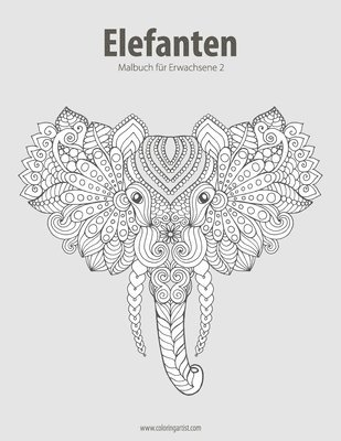 bokomslag Elefanten-Malbuch für Erwachsene 2