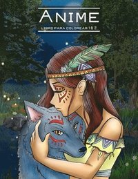 bokomslag Anime libro para colorear 1 & 2