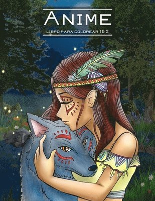 Anime libro para colorear 1 & 2 1