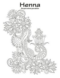 bokomslag Henna libro para colorear para adultos 1