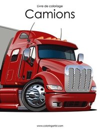 bokomslag Livre de coloriage Camions 1