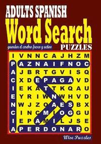 bokomslag ADULTS SPANISH Word Search Puzzles