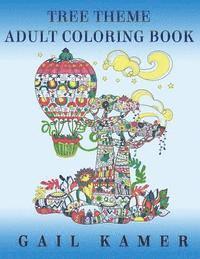 bokomslag Tree Theme Adult Coloring Book