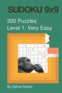 bokomslag SUDOKU 9x9 200 Puzzles: Level 1. Very Easy