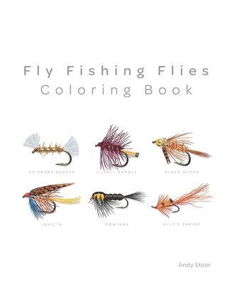 Fly Fishing Flies - coloring book 1