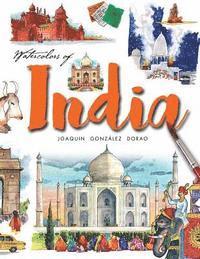 bokomslag Watercolors of India