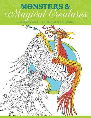 bokomslag Monsters & Magical Creatures: A coloring book of fantasy & adventure