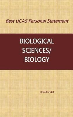 bokomslag Best UCAS Personal Statement: Biological Sciences/Biology