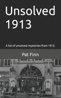 bokomslag Unsolved 1913