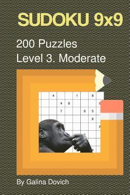 SUDOKU 9x9 200 Puzzles: Level 3. Moderate 1