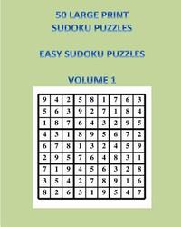 bokomslag 50 Large Print Sudoku Puzzles Volume 1: Easy Sudoku Puzzles
