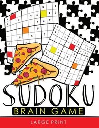 bokomslag Sudoku Brain Game Large Print: Easy, Medium to Hard Level Puzzles for Adult Sulution inside