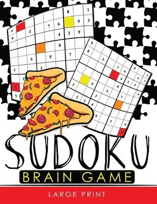 Sudoku Brain Game Large Print: Easy, Medium to Hard Level Puzzles for Adult Sulution inside 1