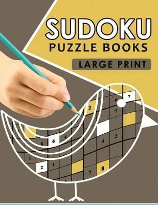 Sudoku Puzzle Books Large Print: Easy, Medium to Hard Level Puzzles for Adult Sulution inside 1