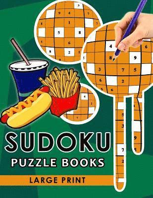 bokomslag Sudoku Puzzle Books Large Print: Easy, Medium to Hard Level Puzzles for Adult Sulution inside