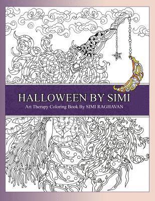 bokomslag Halloween by Simi: Hand drawn Halloween Adult Coloring Pages of Amazing Designs.