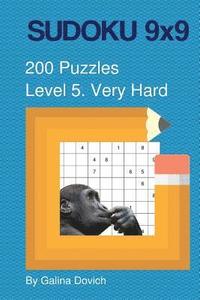 bokomslag SUDOKU 9x9 200 Puzzles: Level 5. Very Hard