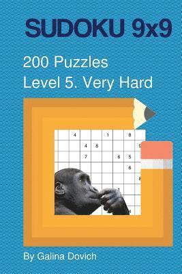 SUDOKU 9x9 200 Puzzles: Level 5. Very Hard 1