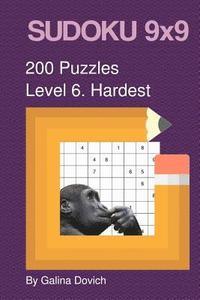 bokomslag SUDOKU 9x9 200 Puzzles: Level 6. Hardest