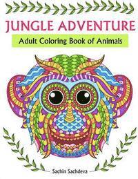 Jungle Adventure: Adult Coloring Book of Animals 1