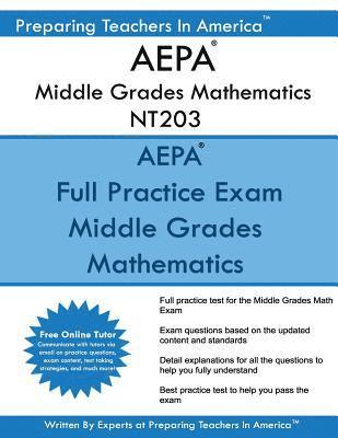 AEPA Middle Grades Mathematics NT203: AEPA Middle Grades Math Exam 1