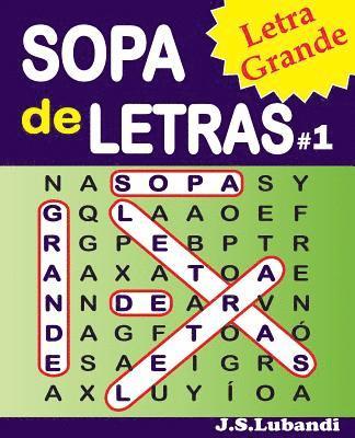 SOPA de LETRAS #1 (Letra Grande) 1