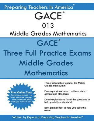 GACE 013 Middle Grade Mathematics: GACE 013 Math Exam 1