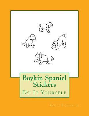 Boykin Spaniel Stickers: Do It Yourself 1