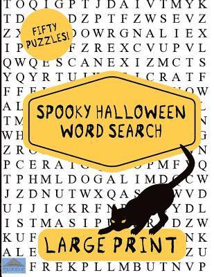 Puzzle Pyramid - Spooky Halloween Word Search: Large Print Word Search, Word Search Book, Halloween Puzzles, Word Find, Häftad