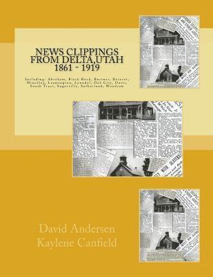 Kaylene Canfield, David Andersen - News Clippings from Delta, Utah 1861 - 1919: Including: Abraham, Black Rock, Burtner, Deseret, Hinckley, Leamington, Lynndyl, Oak City, Oasis, South T, Häftad