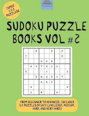 bokomslag Sudoku Puzzle Books Vol #2: Sudoku Books, Sudoku Easy, Sudoku Hard