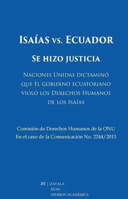Isaías vs. Ecuador: Se hizo justicia 1