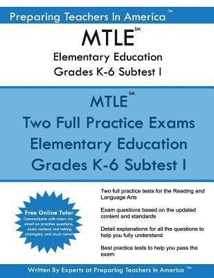 bokomslag MTLE Elementary Education Grades K-6 Subtest I: MTLE Elementary Education Subtest I