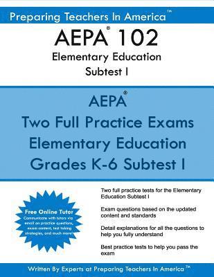 bokomslag AEPA 102 Elementary Education Subtests I: AEPA Reading and English Language Arts and Social Studies