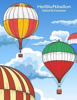bokomslag Heißluftballon-Malbuch für Erwachsene 1
